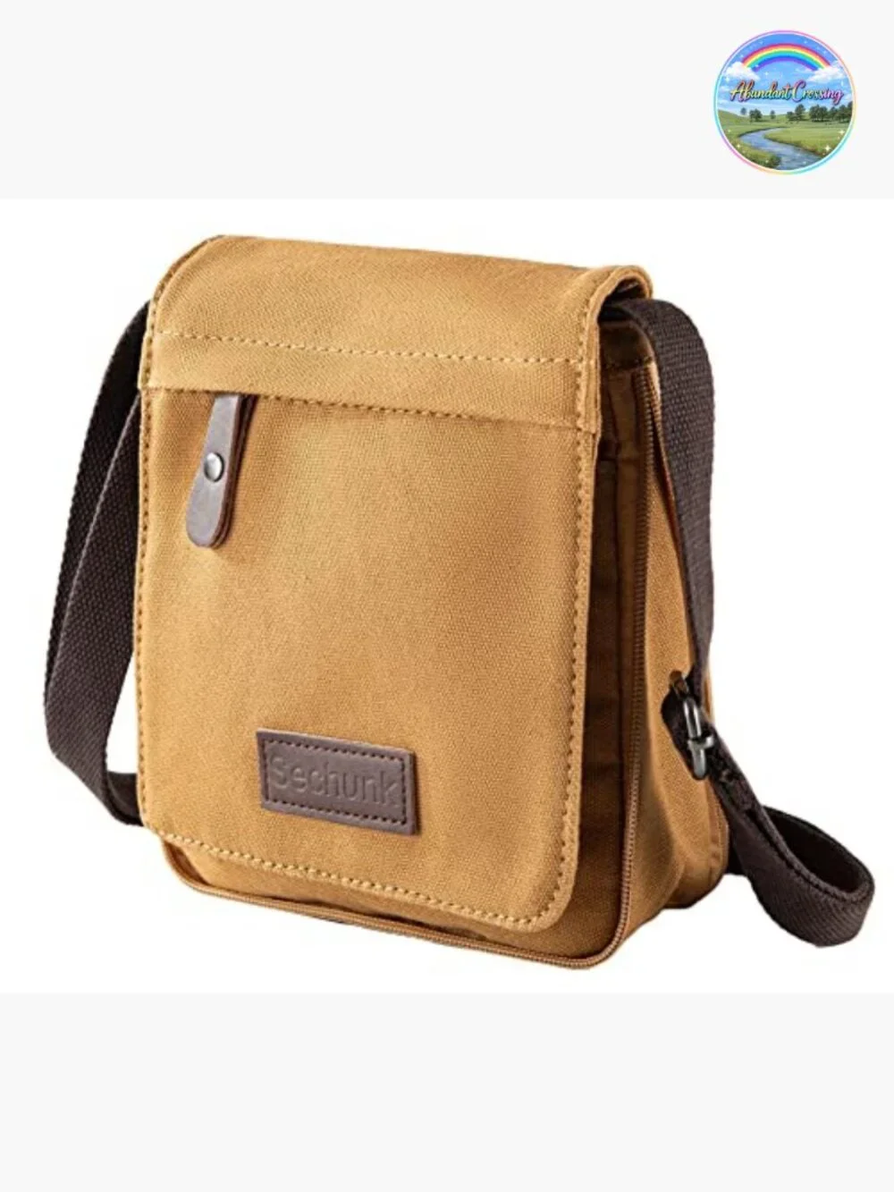 Vintage Canvas Messenger Crossbody Bag Shoulder Bag